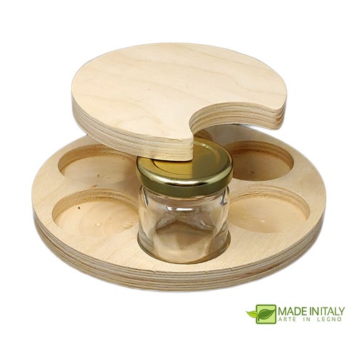 Porta vasetti legno per - in,