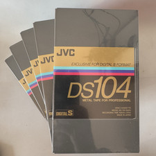 5x JVC DS104 Min Videocassetta