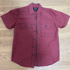 Camicia Filson rossa grigia a
