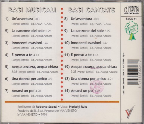 Anonimo italiano le - italiano, cd