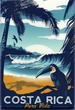 N182 Costa Rica poster vintage