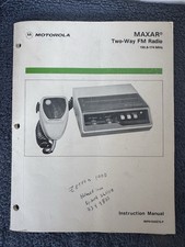 Motorola MAXAR FM Radio