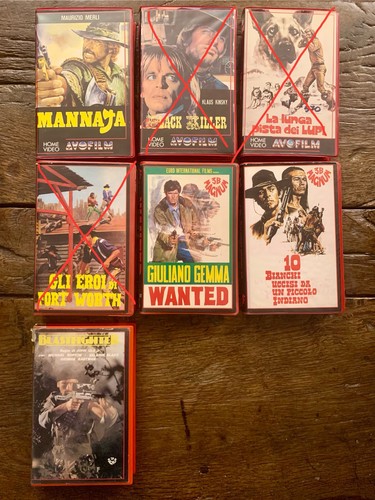 Lotto vhs avofilm magnum - vhs,