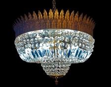Grande lampadario da incasso