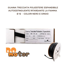 Guaina calza trecciata in Poliestere espandibile Varie misure, in NERO e GRIGIO