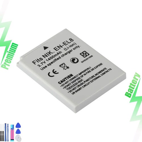 Batteria per nikon el8 - 1x,