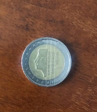MONETA RARA DA 2 EURO BEATRIX KONINGIN DER NEDERLANDEN DEL 2000.