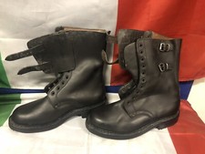 ANFIBI  PELLE UNIFORME CARABINIER CC ANNI 80  TG.40 COME NUOVI