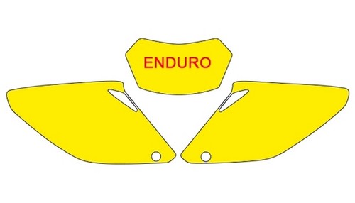 Kit adesivi portanumero - portanumero, honda