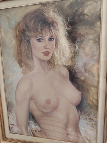 Olio tela nudo donna - di,