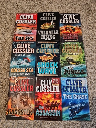 Clive cussler novels hardcover - cussler,