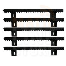 CREMAGLIERA PER CANCELLO SCORREVOLE IN PLASTICA - KIT DA METRI 5