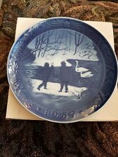 PIATTO DI NATALE 1989 ROYAL COPENHAGEN  vintage nuovo in scatola originale 