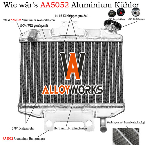 Radiatore acqua alluminio - , per