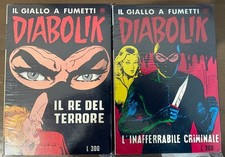 DIABOLIK Ristampa da n. 1 a 39 sequenza completa- Astorina