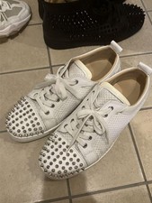 Christian Louboutin Sneakers Uomo Taglio Basso Borchie EU41.5 US8.5 Giappone F/S USATE