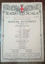 Locandina Teatro Alla Scala 8 Aprile 1978