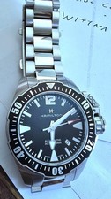 Hamilton Khaki Navy Frogman automatico data Ref H776050 Diver Sub  300 Mt.