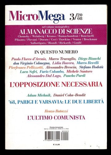 Micromega almanacco di - almanacco,