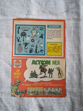 PUBBLICITA' ORIGINALE ADVERTISING SOLDATINI "ACTION" A-TOYS anni 80