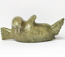 Tricheco - Statua in pietra