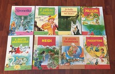 SEMPREFIABA MALIPIERO -SERIE DI 8 FIABE VINTAGE-ANNI 70-DA MAGAZZINO