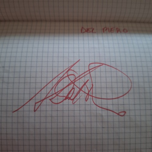 Autografi del piero vialli - e,