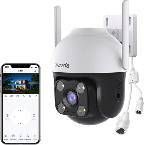 Telecamera esterno 2k - wi-fi,
