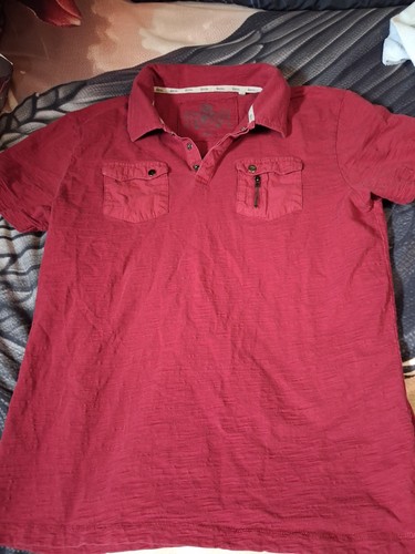 Polo uomo guess marrone - polo,