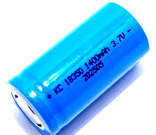 batteria 18350 Testa Piatta