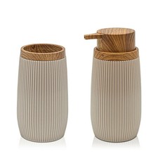 Set 2 pezzi Dispenser sapone e