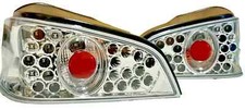970083 Coppia di Fari Posteriori per Peugeot 106 1996-2003 Lexus Style Cromo LED