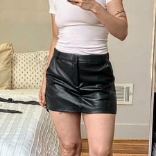 Gonna donna originale in pelle