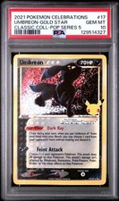 PSA 10 UMBREON GOLD STAR 17