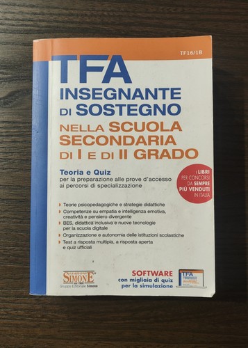Manuale tfa sostegno scuola - sostegno,