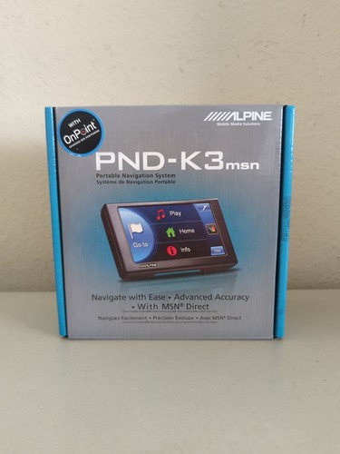 Alpine electronics pnd - alpine, msn