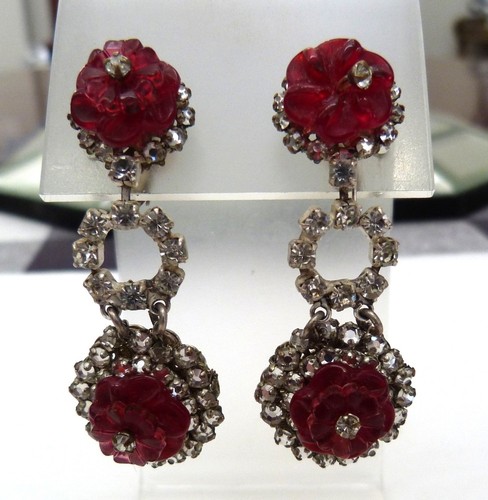 Orecchini goccia strass - orecchini,