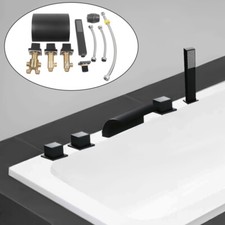 Rubinetto 5 fori rubinetto vasca da bagno set rubinetto vasca miscelatore monocomando
