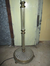 Rara piantana antica vintage in vetro di Murano e ottone floor lamp glass brass