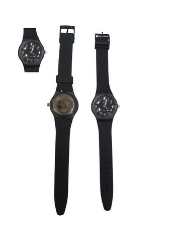 Orologio nero cassa nera - 1,