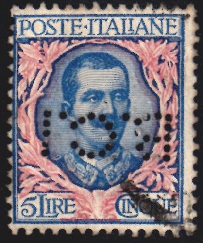Italia regno 1901 perfin - 1901,