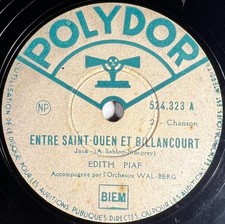 Edith Piaf : Entre Saint-Ouen