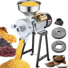 Mulino Elettrico per Cereali, Macina Spezie 3000 W, Mulino per Mais Con Imbuto, 