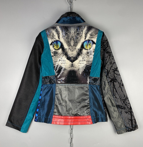 Giacca gatto paillettes