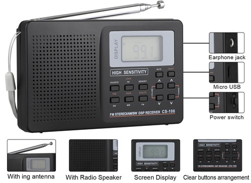 Ricevitore radio portatile