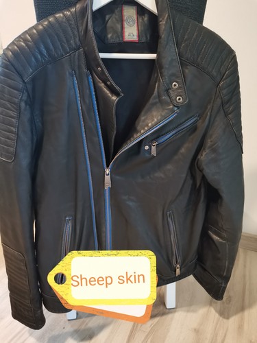 Giacca biker uomo pelle - , di