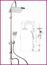colonna doccia senza