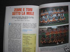 FORMAZIONI TORO JUVE DERBY 1978 TOPOLINO TORINO JUVENTUS CALCIO SQUADRE