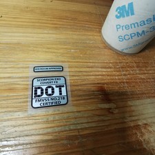 Scorpion EXO COVERT FX DOT decalcomania vinile adesivi adesivi