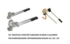 Piega tubi a leva KIT 3 PEZZI